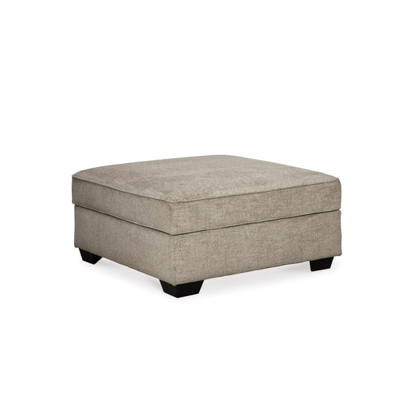 Signature Design by Ashley Bovarian Ottoman with Storage in Stone