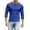 Blue, variant on uikmnh Mens T Shirts Men's Soft T Shirt Hem Lightweight Long Sleeve Casual Basic Tee Shirt Size:M