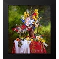 thumbnail image 2 of Golovin, Konstantin 15x17 Black Modern Framed Museum Art Print Titled - Mallow, orchids, 2 of 5
