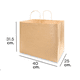 thumbnail image 3 of Bolsa de papel kraft (120 piezas) Caltom  Delivery Boutique grande con asa, 3 of 4