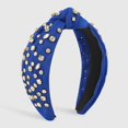 thumbnail image 2 of Uooqdmx Headbands for Women, Rhinestone Headband Women, Knotted Headband for Women, Women Hair Accessories Ladies Girls Headwear, Bling Headbands for Women, Blue 1 One Size, 2 of 4