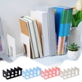 thumbnail image 1 of JASKFLY Plastic Bookends Large Bookstand Desktop Storage Organizer Plastic Book Support, 1 of 9
