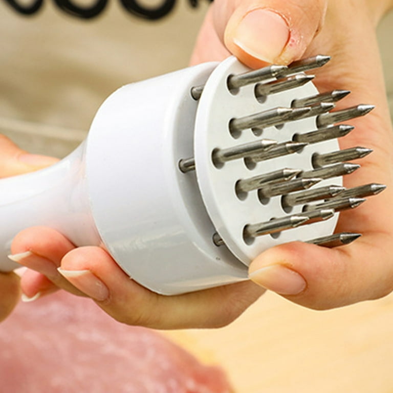 Stainless Steel Meat Tenderizer Needle 21 Pin Steak BBQ Kitchen Cooking  Tool US