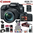 thumbnail image 1 of Canon EOS 7D Mark II DSLR Camera (Intl Model) with 18-135mm Lens & W-E1 Wi-Fi Adapter With Memory Card Kit, Filter Kit and Cleaning Kit, 1 of 5
