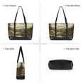 thumbnail image 6 of FORMRS Canvas Laptop Tote Bag for Women with 15.6" Computer Compartments Shoulder Handbag, Snow Mountains, 6 of 7