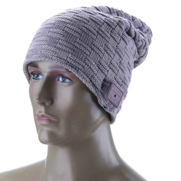 Auriculares inalámbricos compatibles con Bluetooth Beanie Music Hat Mega Bass (gris claro)-170742.03 Tmvgtek Para estrenar
