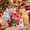 36pcs 5 size, variant on Joyfy 40 Pcs Christmas Drawstrings Foil Gift Bags, Xmas Wrapping Gift Assorted Size with Present Tag for Christmas Holiday Party Favor, Reusable Wrap Goodie Bag Decorations