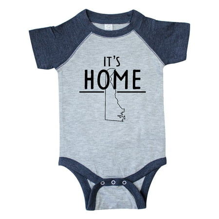 

Inktastic It s Home- State of Delaware Outline Gift Baby Boy or Baby Girl Bodysuit