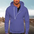 thumbnail image 2 of Sudadera Para Hombre Sudaderas Con Capucha de Moda Sudadera Con Cremallera Otoño Con Medio Color Sólido Deportes Casuales Odeerbi ODB181819, 2 of 6