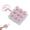 transparent, variant on Cute Cat Paw Keyboard Fidget Toy, 9-in-1 Clicker Button Stress Relief Fidgets Toy, Portable Keychain Fidget Toy for Adults Kids