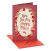American Greetings Valentine's Day Card (Floral Wreath)