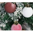 thumbnail image 3 of AuroraX 12 Pcs Christmas Decoration Set Velvet Minimalist Plastic Ball Ornaments Hanging Pastel 2.4" Decorative for Xmas Gifts,Christma Tree Decor, 3 of 4