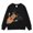 Black, variant on Crewneck Sweatshirt Kids Christmas Print Pullover Crew Neck Long Sleeve Hoodless Sweatshirt Black 4-5 Years