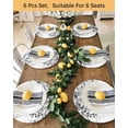 thumbnail image 4 of 13 Inch Round Placemats Set of 4, Grey Non Slip Heat Insulation PP Table Mats, Eucalyptus Leaves Washable Place Mats for Kitchen Dining Party Table Decor, 4 of 7