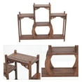 thumbnail image 2 of Miangastore Wooden Antique Shelf Curio Display Rack Tea Canister Display Stand Home Decor, 2 of 9
