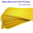 thumbnail image 1 of 30pc Foundation Bee Hive Wax Frames 14CM Beehive for Nest Sheet, 1 of 9
