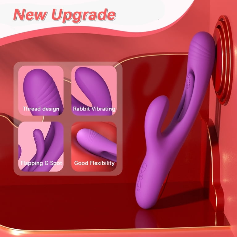 Vibromasseur 3 En 1 G-spot, Clitoris, Gland - Violet Silicone, USB, étanche - Neuf
