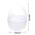 thumbnail image 3 of Lilixerw Giant Plastic Easter Eggs Jumbo Clear Easter Eggs with Handles,Large Fillable Bunny Egg Shaped Baskets Containers Decoration,for Easter Basket Stuffers Party Decoration,5.51x7.87 inch, 3 of 6