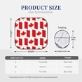 thumbnail image 2 of Kdxio Canada Print 2-Piece Sun Shade Front Windshield - Foldable Car Front Window Sunshades For Most Sedans Suv Truck, 2 of 6