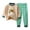 Beige, variant on Futezty Toddler Boys Girls Clothes Fall Winter Outfit Sets, Kids Outfits Sets Long Sleeve Crew Neck Santa Print Stretch 6M 12M 24M 2T 3T 4T 5T 2-Pieces Set Christmas