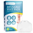 thumbnail image 1 of 1 par de almohadillas de gel para el metatarso y el dolor en el pie, plantillas de soporte para el antepié, 1 of 4