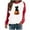 Red#t shirt halloween women, variant on Halloween Women Tshirt Raglan Long Sleeve Crewneck Sweatshirt Funny Ghost Print Tops Vintgae Festival Clothes Gift Blue,XXL
