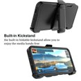 thumbnail image 5 of Tiflook for Samsung Galaxy S24 5G 2024 with [Built-in Screen Protector] Holster Locking Belt Clip [Military Grade 12FT Drop Tested] Full Body Carrying Kickstand Cover - Black, 5 of 6