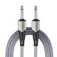 thumbnail image 2 of 1/4 Inch Audio Instrument Cable 10ft Noise Reduction Dual Straight Interface 6.35mm Mono Waterproof Guitar Cable Compression Resistant Professional Audio Interconnect Cord for Electric Guitar, 2 of 8