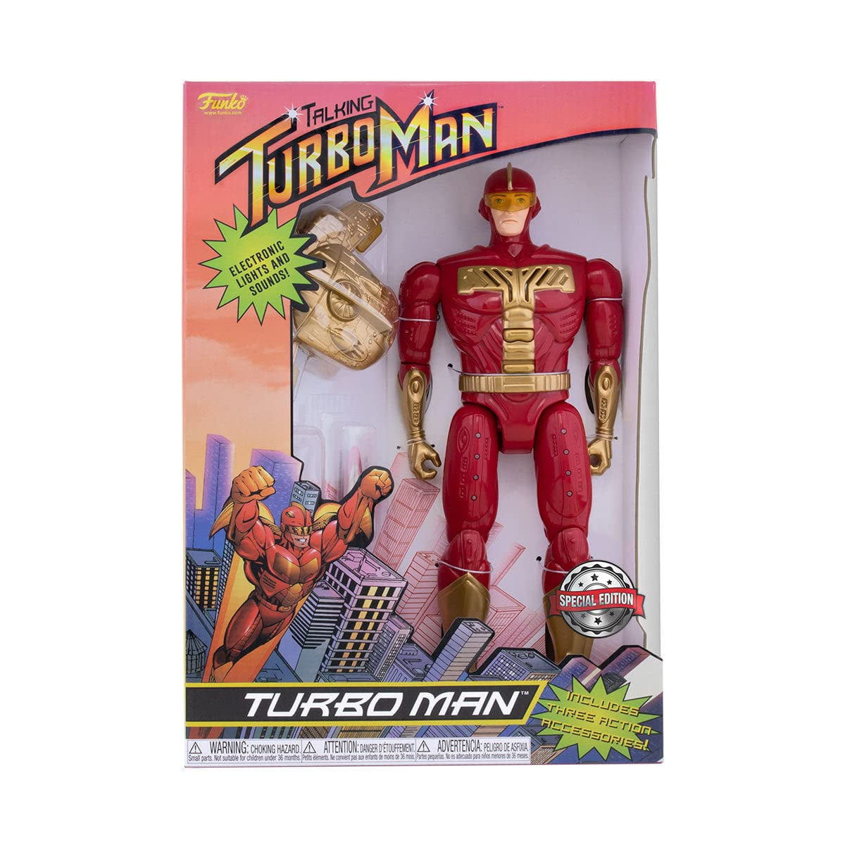 ターボマン人形Funko Turbo Man デラックス版 13.5インチ Jingle All The Way - Turbo Man Electronic Figure by Funko - Walmart.ca