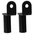 thumbnail image 6 of QIFULL 2Pcs Black Motorcycle Mirror Mount Extender Bracket Universal Fit Rearview Mirror Holder, 6 of 6