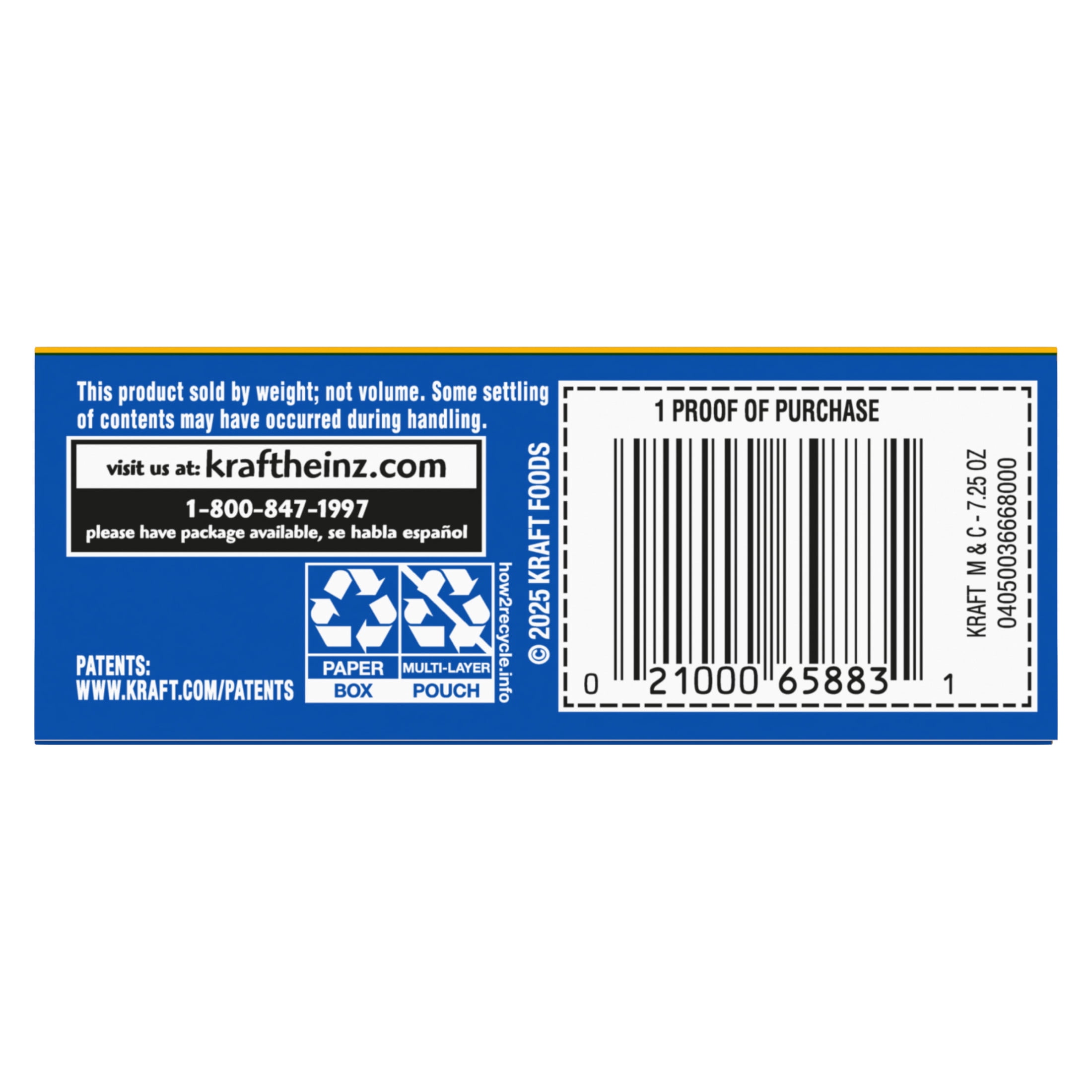 Kraft Original Mac & Cheese Macaroni and Cheese Dinner, 5 ct Pack, 7.25 oz Boxes