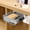 #174Gray, variant on Portable Under-Desk Storage Rack, Drill-Free Under-Desk Drawer and Storage Box, Hidden Organization Solution, Adhesive Mount, Holds Notebooks, Pens, Small Supplies, Maximizes Desk Space