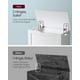 thumbnail image 4 of Baúl de almacenamiento VASAGLE Cloud White ULHS11WT 75 x 38 x 48 cm, 4 of 8