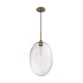 thumbnail image 2 of 60/7028-Nuvo Lighting-Aria-1 Light Large Pendant in Transitional Style-11.63 Inches Wide by 23.25 Inches High-Matte Black Finish    -Traditional, 2 of 2