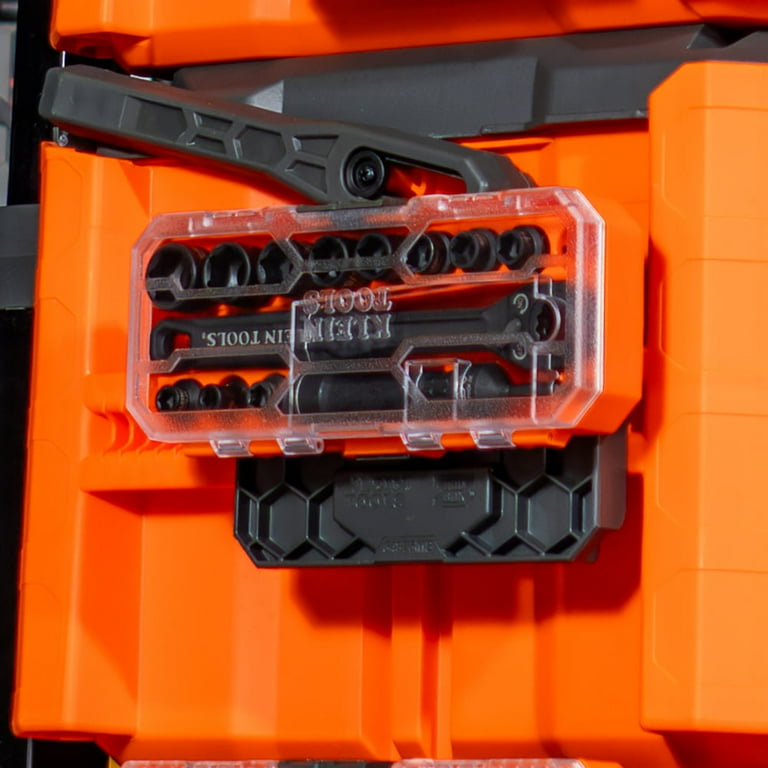 Klein Tools 65400 KNECT 15-Piece Pass Through Socket Set, SAE