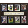 thumbnail image 1 of Placa coleccionable de C&I Football Utah Utes, los mejores jugadores de todos los tiempos de la NCAA, 1 of 1
