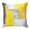 Yellow, variant on Yellow Grey Oil Painting Pillow Covers 18x18 Inch, Abstract Modern Geometric Linen Pillowcase with Invisible Zipper, Decorative Throw Pillow Covers Cushion Case for Couch Sofa Bed Living Room
