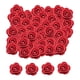 thumbnail image 4 of Mini rosas artificiales de 1,38 pulgadas, sin tallo, para arreglos florales. Rojo, 4 of 6
