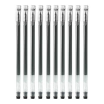 Gel Pens, Writing Supplies, 10 Pack Large Capacity Fast Drying Basic Black, Red and Blue Ink, Smooth Writing, Comfortable Grip, Portable, Long-Lasting