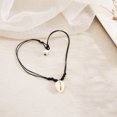 thumbnail image 3 of Collar de cuerda de concha de playa, collares de concha marina, joyería para mujeres y niñas, 3 of 5
