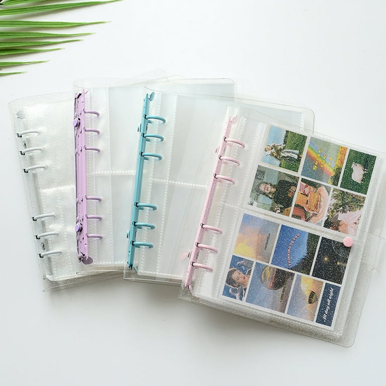 Waroomhouse Photo Album Acid Free Large Capacity PVC Compatible Multi Pages  Photocard Holder for Instant Camera 