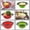 Blue, variant on Foldable Silicone Colander with Handles,Collapsible Kitchen Strainer for Pasta Vegetables S-9.64in