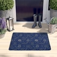 thumbnail image 2 of Blue Sun Moon Cloud Star Pattern Flannel Non Slip Door Rugs,Washable Door Mats Indoor,Decorative Door Mats,Dirt-Resistant and Absorbent Doormat for Entrance,Bedroom,Kitchen,Bathroom,31.5x17in(80x43cm), 2 of 4