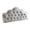 Light Grey, variant on Luxurious Crystal Velvet Bed Rest Pillow Tufted Headboard Backrest Cushion With Ruffle Trim For Reading Sofa Floor 39.4 Inches