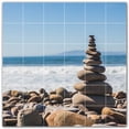 thumbnail image 1 of Picture-Tiles.com: Rocks Ceramic Tile Wall Mural WAL500921-66L. 48"W x 48"H using (36) 8" x 8" Ceramic Tiles-Satin Finish, 1 of 3