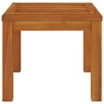 thumbnail image 4 of vidaXL 3028322 Patio Stools with Cushions Ottoman Seating 2 Pcs Solid Wood Acacia, 4 of 7