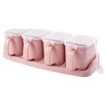 thumbnail image 4 of Caja de condimentos Advancent 4 rejillas lata de especias azúcar sal Organizadores de utensilios de cocina, 4 of 6