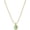 Blue, variant on Women's green aventurine pendant necklace, exquisite 18K gold-plated chain choker, can be stacked, jewelry set, not easy to fade.