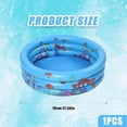 thumbnail image 2 of Kids Wading Pool, Inflatable Baby Swimming Pool with Soft Inflatable Floor for Outdoor Garden Backyard Summer Water Toys, 2 of 5