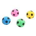thumbnail image 2 of 4-Pack Pet Sponge Soccer Balls, Soft Chewable Sports Toys for Gentle Indoor Fetch and Interactive Play, 2 of 6